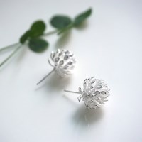 토끼풀꽃 귀걸이 White Clover Earrings