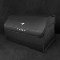 테슬라 엠블럼 다용도 자동차 트렁크 정리함 수납함