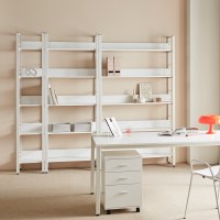 밀랑 에세이 5단 철제 책장 3sizes 4Colors