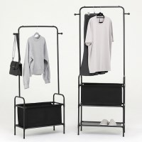 심플 틈새수납 선반형 행거