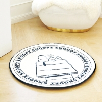 스누피 베이직 하우스 원형 러그 100x100