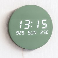 플라이토 문클락 인테리어 LED 벽시계 19.5cm