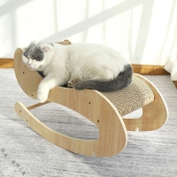 원목 고양이 애착 흔들의자 침대 스크래쳐