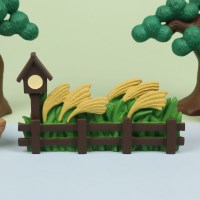 concombre 억새 등 울타리