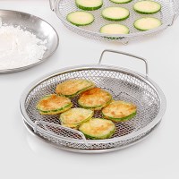 [리본제이]올스텐 핸들형 채반 접시 세트 22cm