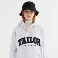 엔비엘 로고 후드 (화이트멜란지)