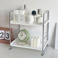 화장대 정리대 수납 2단 선반