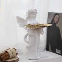 천사 오브제 골드 트레이 (액세서리 선반)