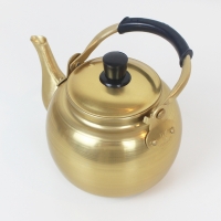 국산 양은 막걸리주전자 동동주주전자 황색 주전자 1L