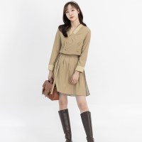 서리나래 생활한복 트렌치 한복 투피스 세트