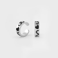 DOODLE EARCUFF(3mm) SILVER925