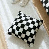 따뜻한 체커보드 쿠션(커버만)
