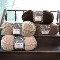 트리아래/굵은실 목도리실 겨울털실 트리허그 나무옷뜨기