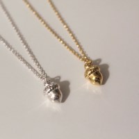 실버92.5 메리 도토리 목걸이