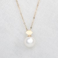 14K 6mm 진주 모니카 목걸이 펜던트