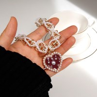 ZC264 샤랄라 프렌세스 빅 하트 초커 포인트 목걸이