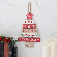 메리크리스마스 우드벽트리 장식