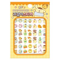 산리오 폼폼푸린 귀걸이 스티커