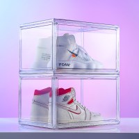 사이즈 업 대형 투명 신발케이스 아크릴 피규어 장식장 SRM-1P