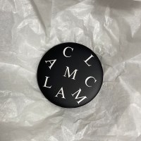 Clam hand mirror _ Black lettering