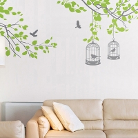 나무옆에서 - 그래픽스티커