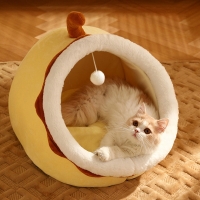 파베르 강아지 고양이 쿠션 방석 하우스 라이언 숨숨