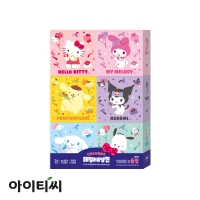 산리오 캐릭터즈 2겹 데일리홈냅킨(130매) 6입X1팩(6개입)