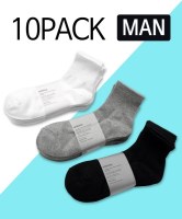 [10 PACK] 남자 중목 양말