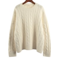 여성 여자 겨울 데일리 데비드 꽈배기 니트