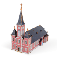 DIY 나무 모형 조립 키트 감곡매괴 성모순례지성당 YM876