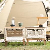 빅앤트 48리터 오픈형 우드스탠드 세트(1+1+1)