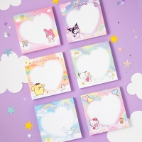 [Sanrio] 레인보우 메모패드 6종