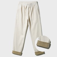앨빈클로 코듀로이 배색 세미와이드 트레이닝 팬츠 PAN1763 (3 COLOR