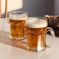 도타 손잡이 맥주잔, 유리컵 355ml