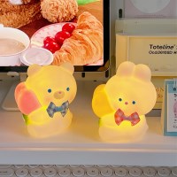 모우 귀여운 토끼 곰돌이 미니 무드등