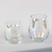 홀로그램 유리컵 언더락 (대) 550ml