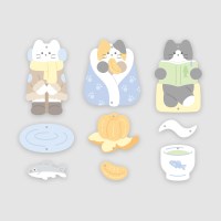 종이모빌 고양이 친구들의 겨울나기