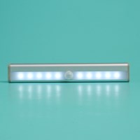 동작감지 슬림 LED 무선 센서등(백색) (10구)