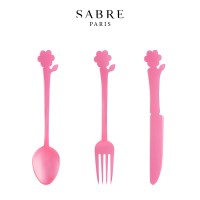 사브르 올드패션 가든 커트러리 플라워 핑크캔디