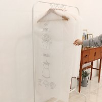 화이트 부직포 투명창 베이직 옷커버 양복10장+코트10장