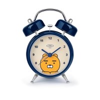카카오프렌즈 트윈벨 시끄러운 자명종 저소음 탁상시계 알람시계