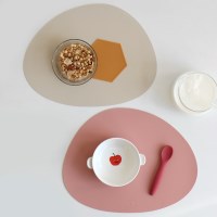 에이드엘 미니 페블 가죽 테이블매트 2P