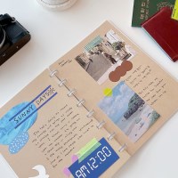 [B04]KRAFT (A5 버섯노트 8공 속지)