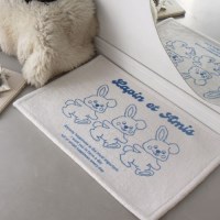 래빗프렌즈 욕실 현관 대형 극세사 발매트45x65