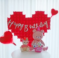 생일파티풍선 생일파티용품 하트 연인 남친 여친 이벤트