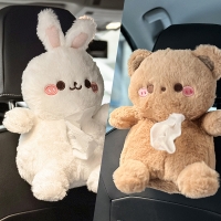 차량용 휴지걸이 캐릭터 인형 티슈 화장지 휴지케이스