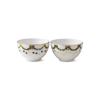 로얄코펜하겐 스타플루티드 크리스마스 캔디볼 11cm 2세트