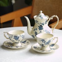 프렌치블루 커피잔 예쁜찻잔 홍차잔