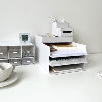 홈오피스 데스크 문서 서류정리함 파일 보관 책상정리 정리대