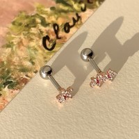 여성 미니 플라워 큐빅 피어싱 이너컨츠